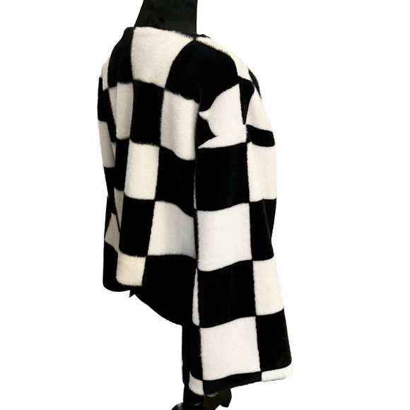 Dillard's Love & Piece Faux Fur Open-Front Sweater - Picture 5 of 5